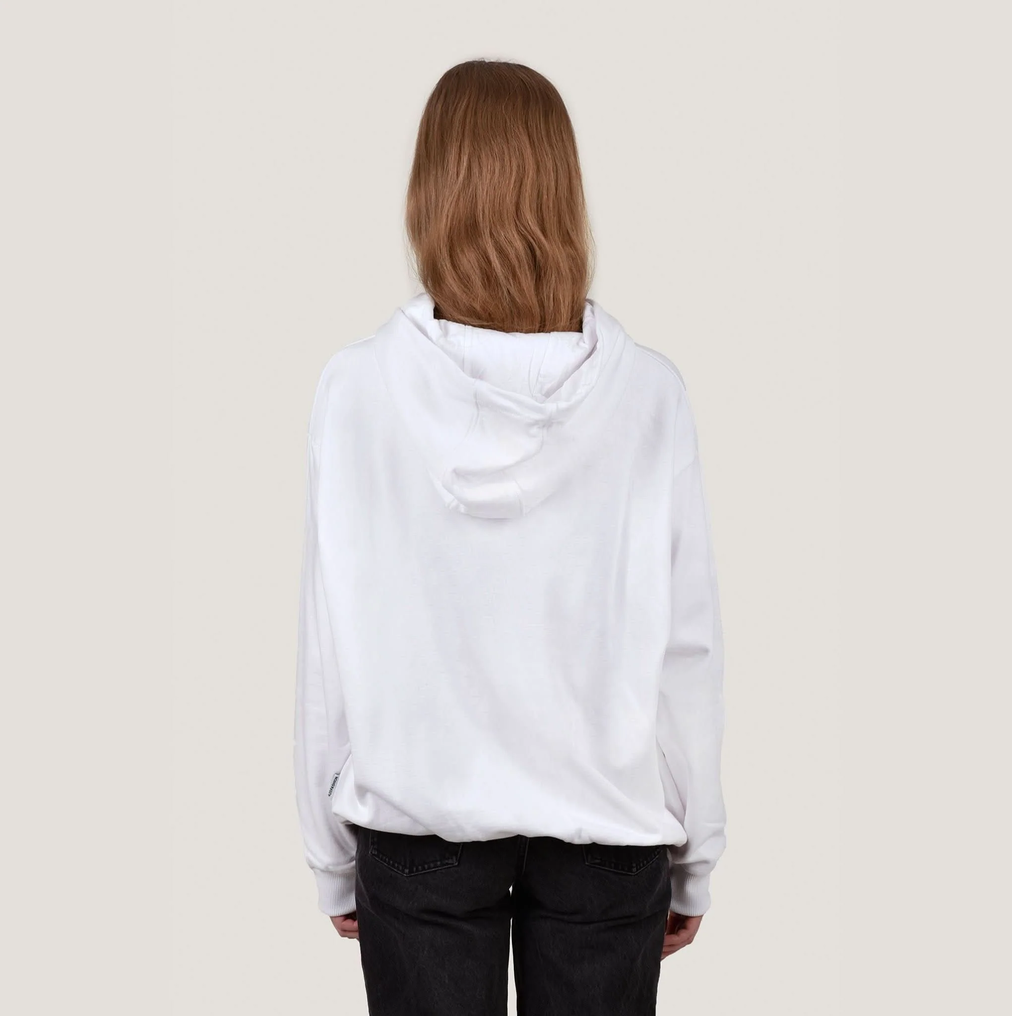 HAPPY 420 - White Oversize Hoodie - Image 4